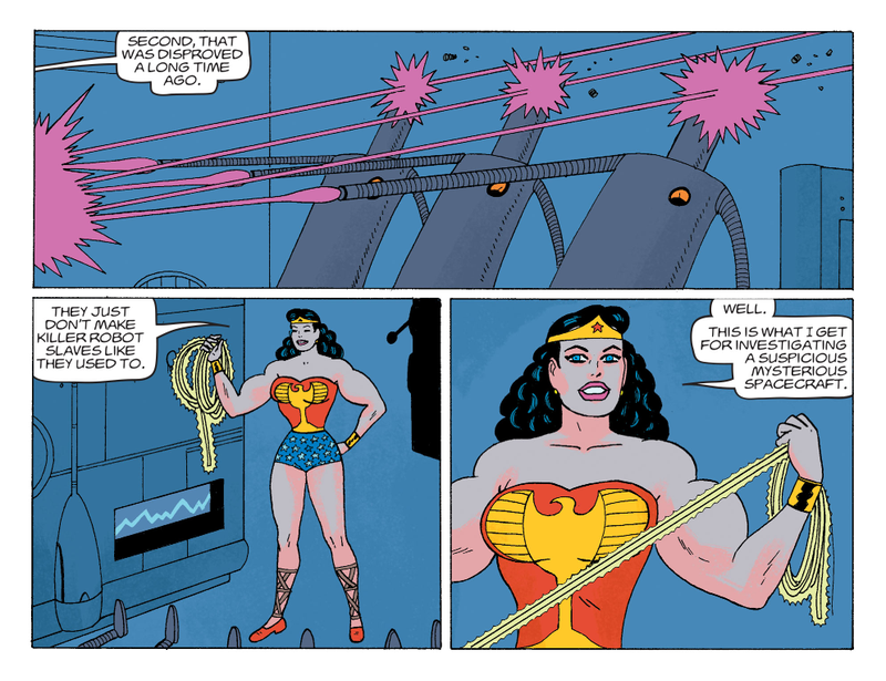 Illustration for article titled Exclusive DC preview: Gilbert Hernandez tackles Wonder Woman in Sensation Comics #14